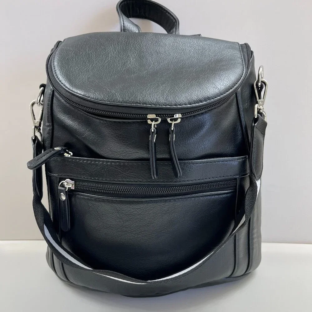 Nollia Mini Backpack Shoulder Bag Combo - Black - NWOT